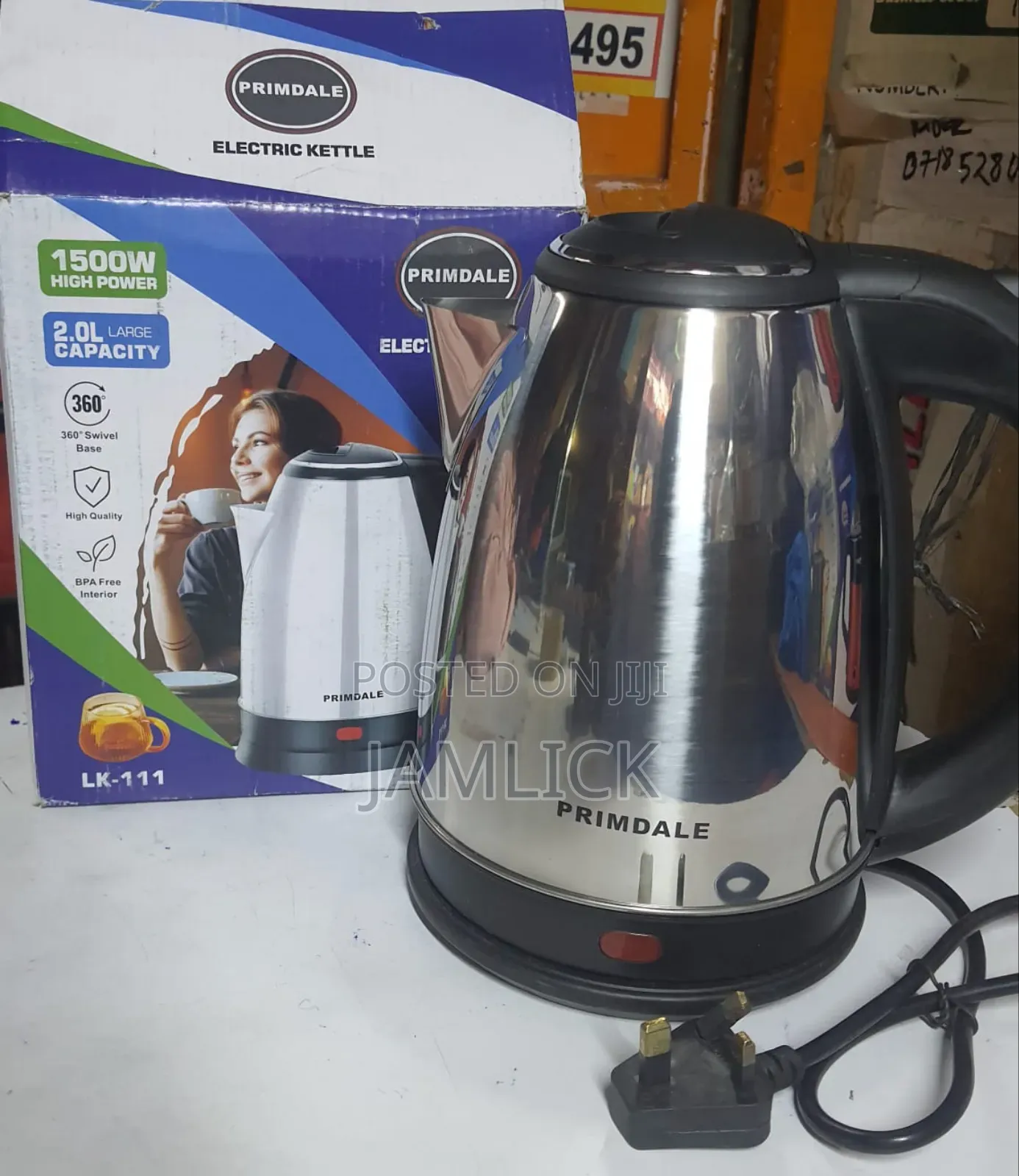 Primadel Stainless Steel Kettle –Jm