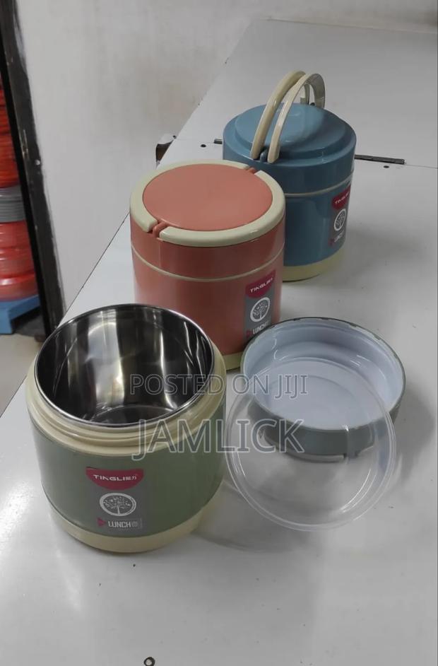 1.4l Double Wall Insulated Thermoware Lunch Box – 2 Compartments -Hk