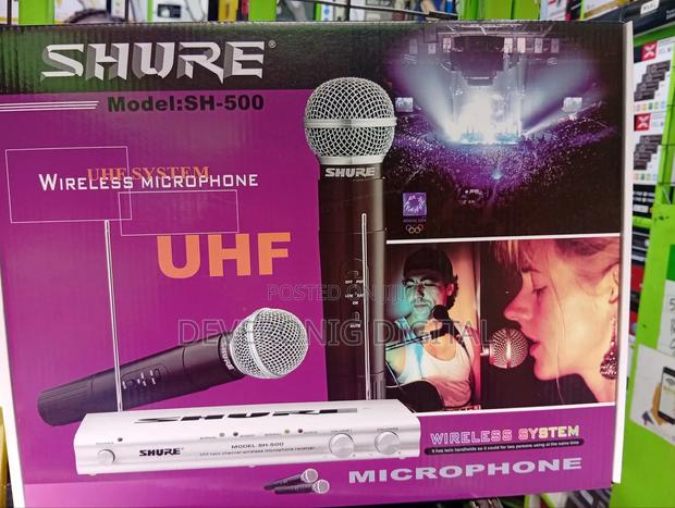 *Shure Sh-500 Wireless Microphone - main view