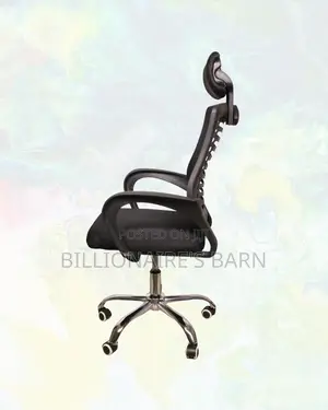 Secretarial Work Chair • Neat Professional Look, Lower-Back Support