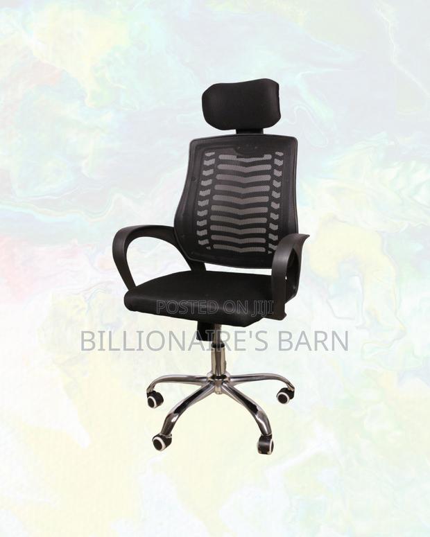 Secretarial Work Chair • Neat Professional Look, Lower-Back Support - thumbnail 3