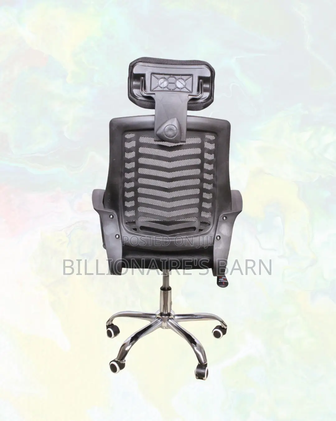 Secretarial Work Chair • Neat Professional Look, Lower-Back Support