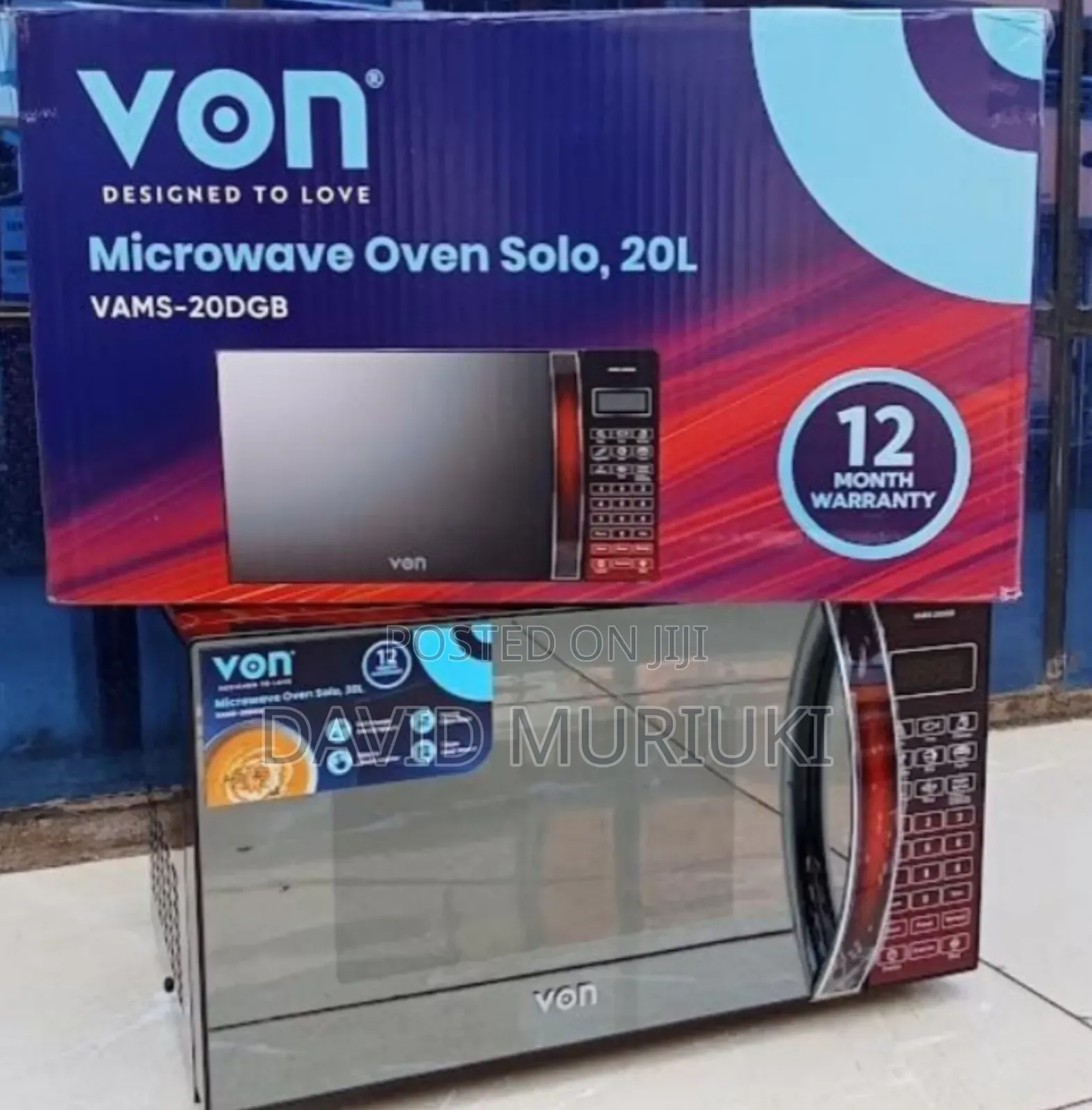 Von Microwaves 20l Digital 20dgb