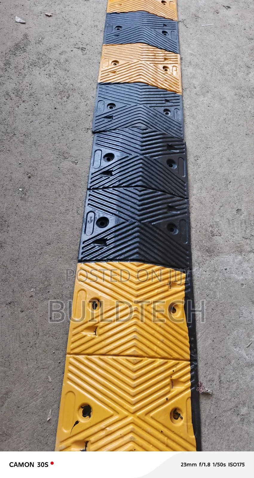 Reflective Speed Bumps