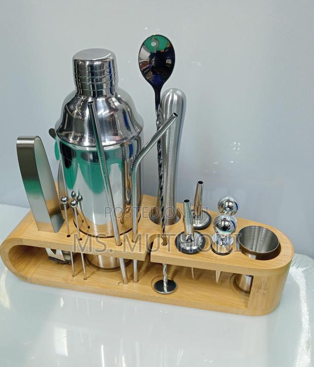 Sixteen (16pcs) (750ml ) Stainless Steel Cocktail Shaker Set