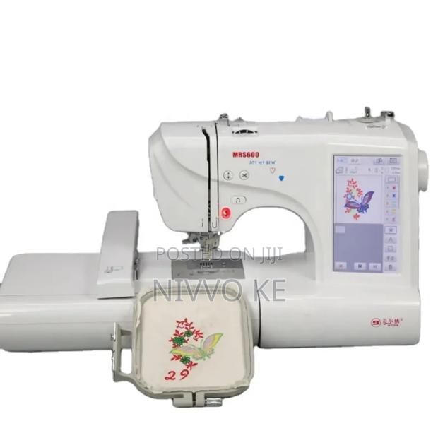 Single-Needle Compact Embroidery Machine for Detailed Stitching - main view