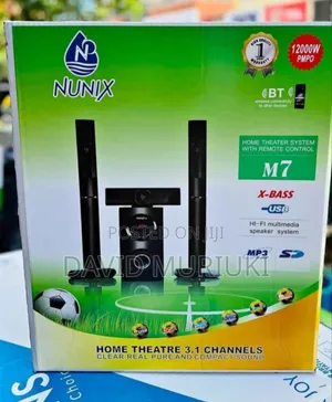 Nunix 3.1ch Nu- M7 Home Theater Speaker System