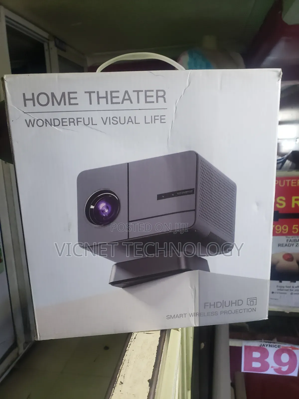 Uhd Home Theater Wireless Android Projector Upto 100 Inch Display