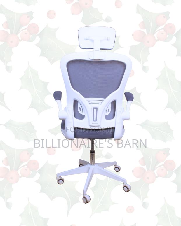 Headrest Office Chair — All-Day Comfort, Adjustable Headrest Support - thumbnail 4