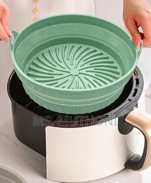 205mm Air Fryer Silicone Pot Round /Square Baking Tray