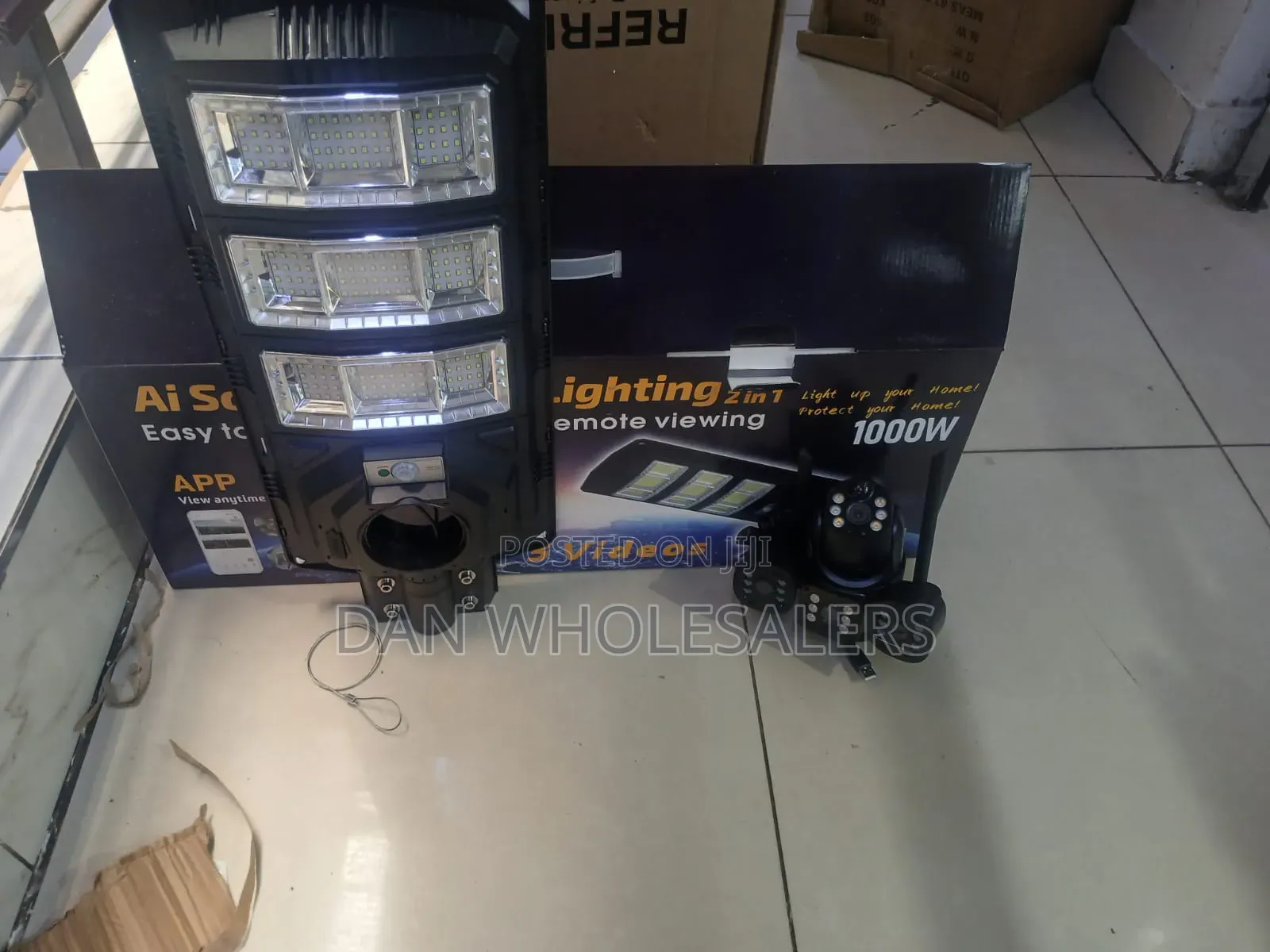 Solar Camera With Street Light