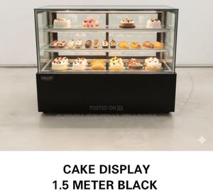 Premier Commercial Cake Display Chiller – 1.5 Meter Black - thumbnail 2