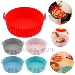 Round Reusable Silicone Air Fryer Liner