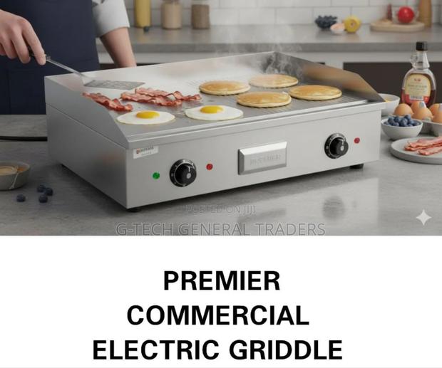 Premier Commercial Electric Griddle Machine - main view