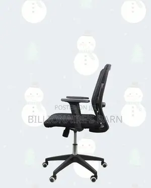 Mid-Back Office Chair • Posture Support, Nylon Base Stability