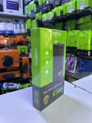 Oraimo 20000mah Power Bank 15w Fast Charging Type-C