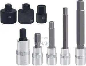 17 Pcs, Brake Caliper Sockets and Bit Master Set Hex/Pentagon Removal