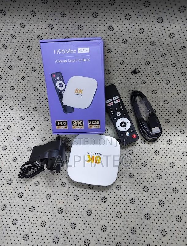 H96 Max M2 Plus Android Box Uhd, Wifi, Bluetooth, 4gb/32gb - thumbnail 2