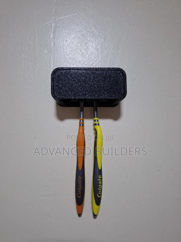 Black Wall Mounted Toothbrush Holder
