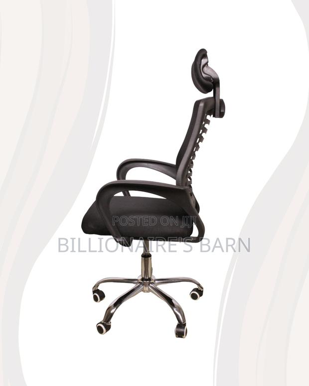 Secretarial Mesh Chair • Smooth Movement, Lumbar Support Built-In