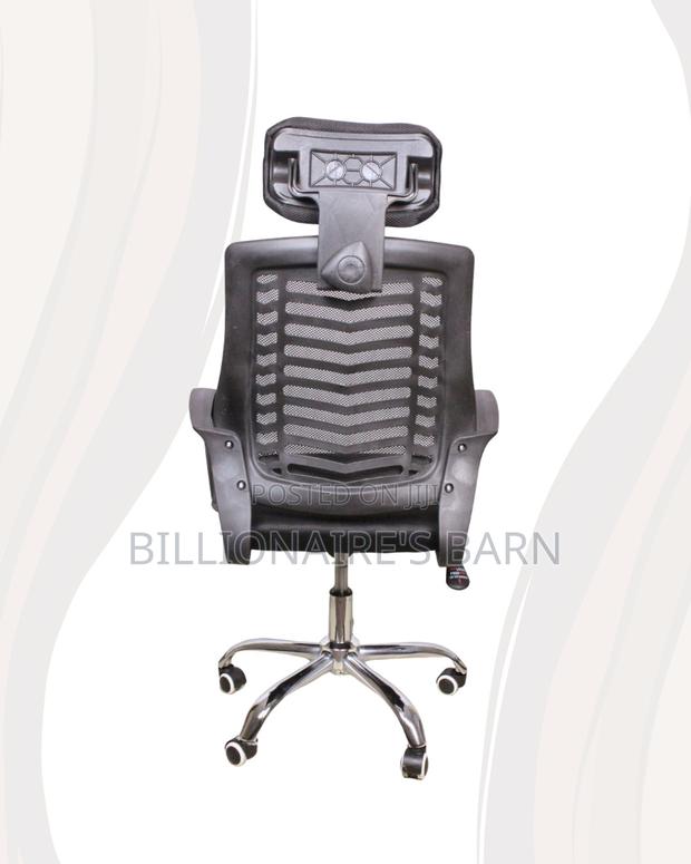 Secretarial Mesh Chair • Smooth Movement, Lumbar Support Built-In - thumbnail 4