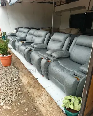 Modern 7 Seater Semi Recliner Sofa