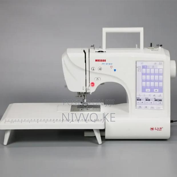 Compact One-Needle Embroidery Machine for Custom Designs - main view