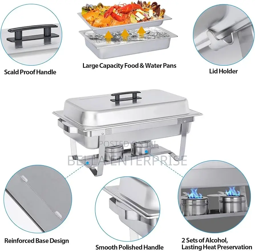 High Quality Stainless Steel 11l Chaffing Dish
