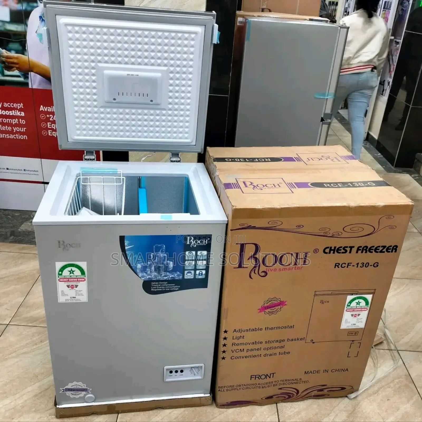 Roch 93litres Freezer Rcf-130-g Chest Freezer