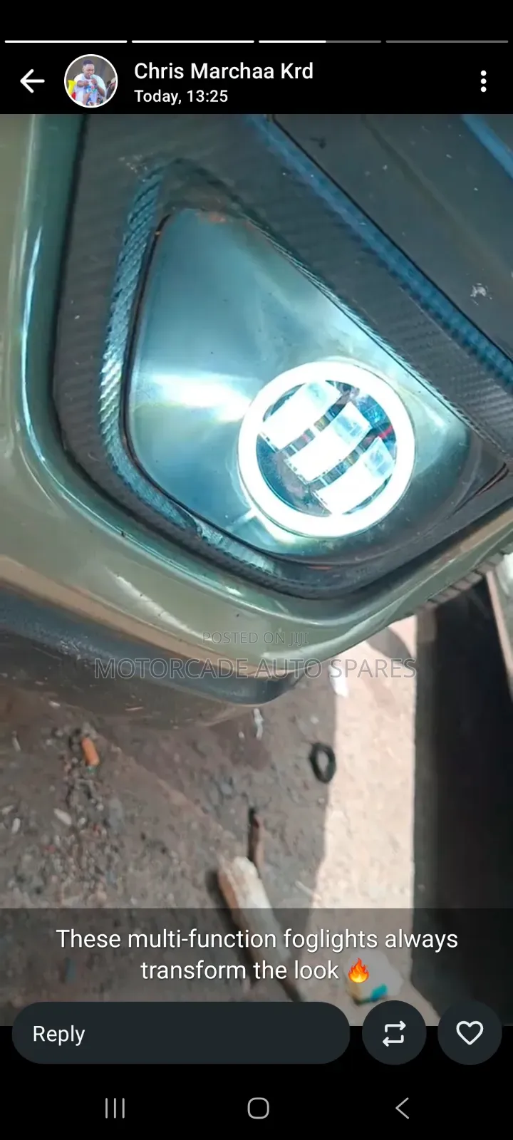 Subaru Forester 2014-2018 Waterproof Led Ring Fog Lights