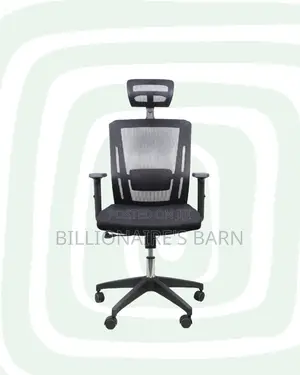 Headrest Office Chair — Easy Adjustments, Adjustable Headrest Support