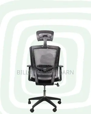 Headrest Office Chair — Easy Adjustments, Adjustable Headrest Support
