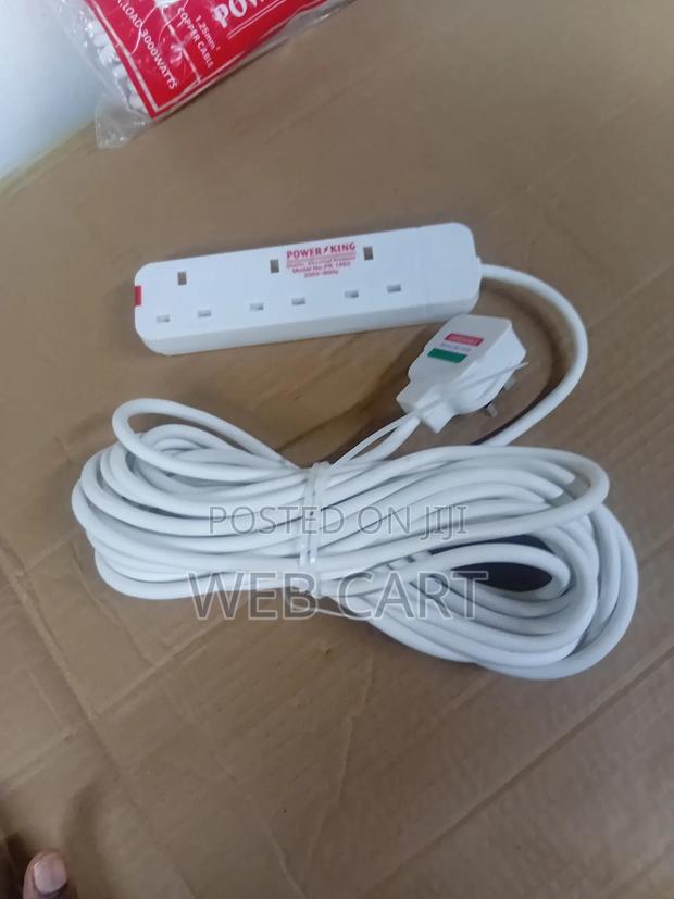 Power King Extension Board 3-Way 10m Cable
