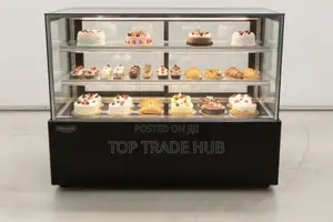 Premier Black Cake Display Cabinet 1.5 Meter