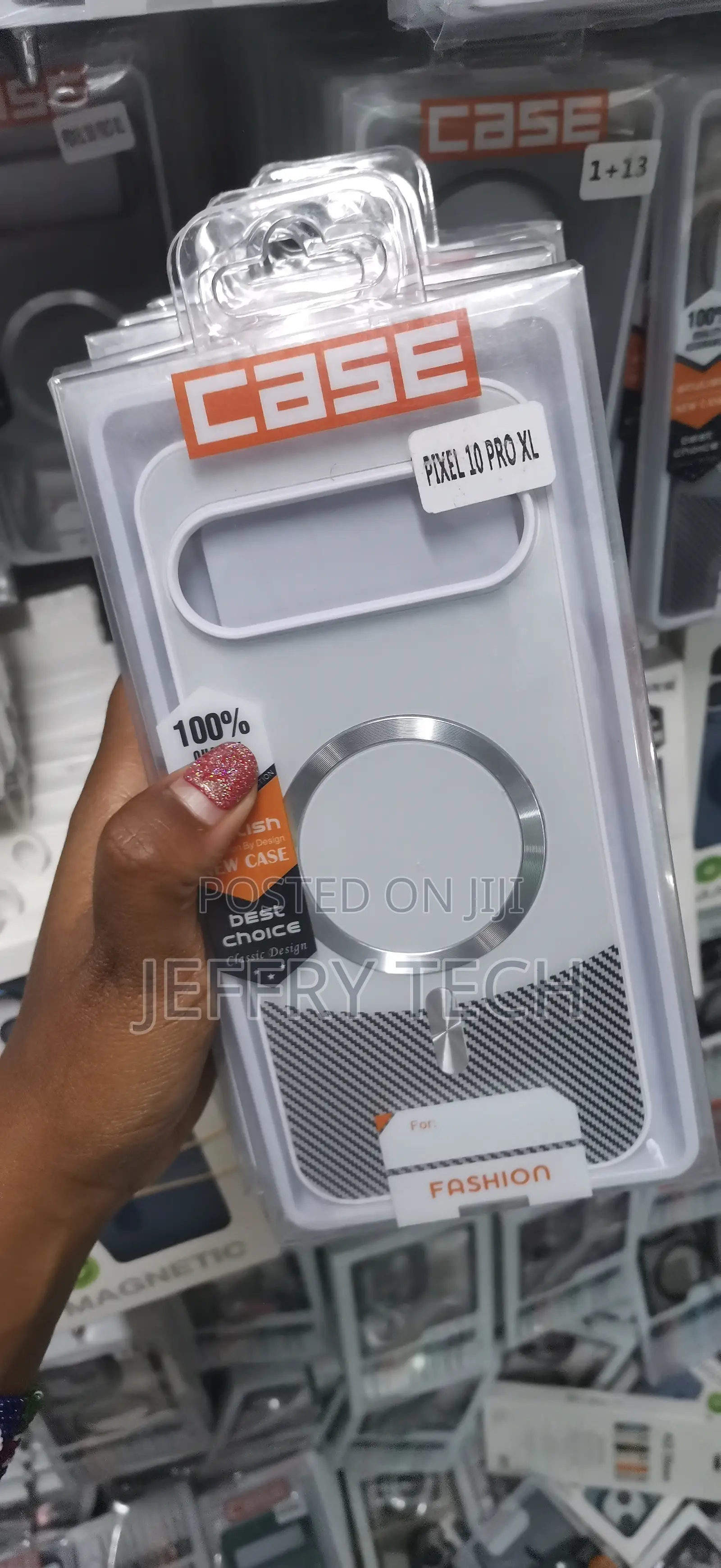 Hefera Pixel 10 Pro Xl Case Compatible With Magsafe Tpu + Acrylic