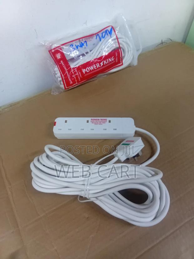Power King 3-Way Multi Plug Extension 10m - main view