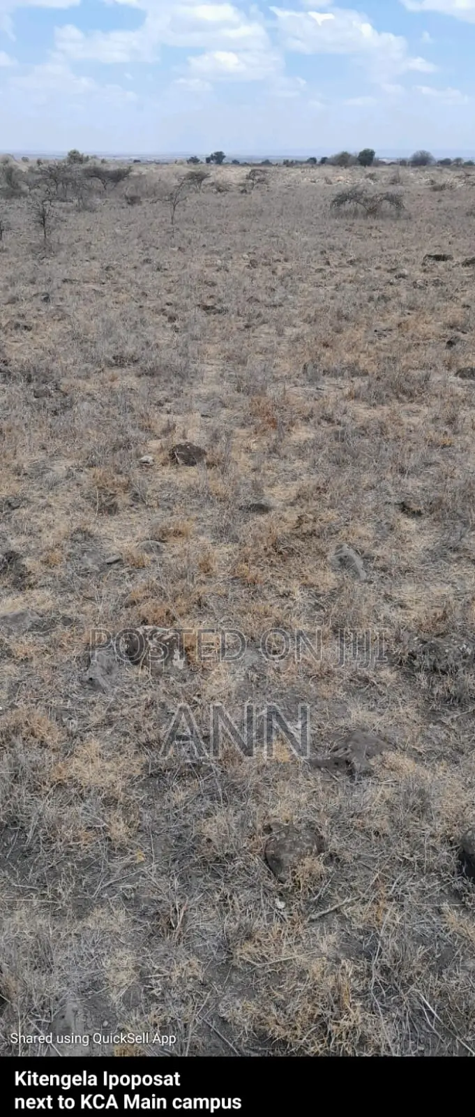 Prime 2 Acres for Sale – Opposite Kca University, Kitengela