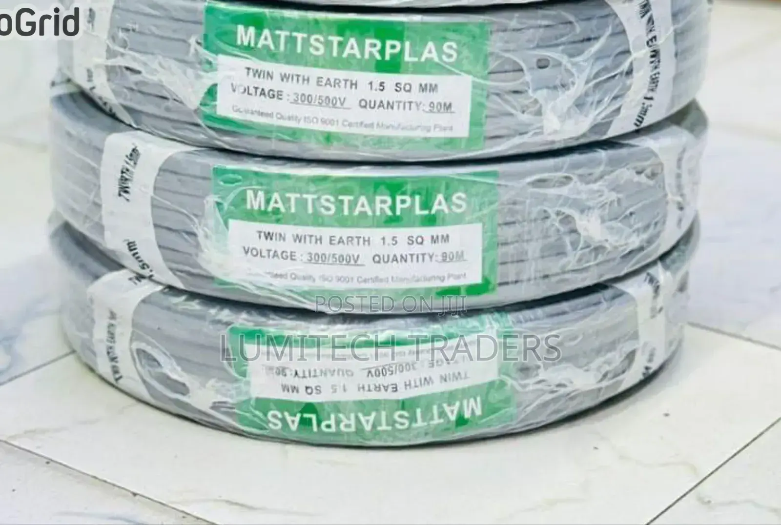 Mattstar 1.5mm 90m Electrical Twin Cable