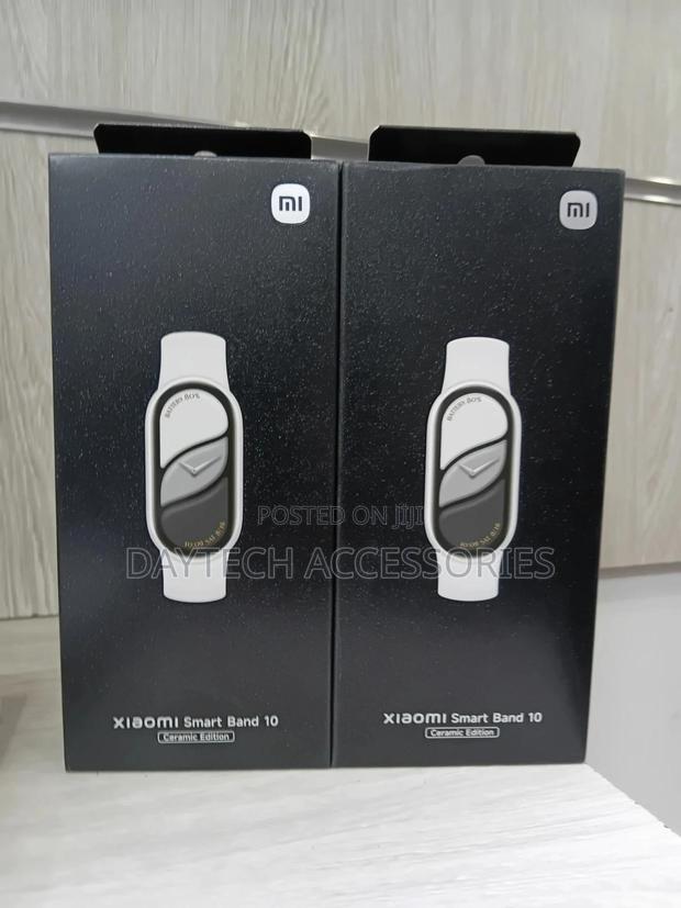 This Is a Xiaomi Smart Band 10 Ceramic Edition.