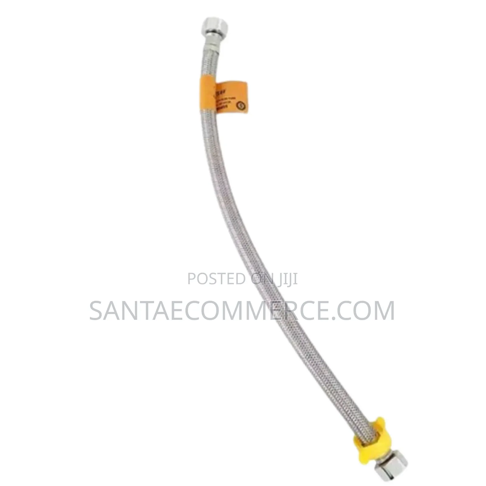 Stainless 1.5m Steel High Pressure Flexible Water Hose Connector.