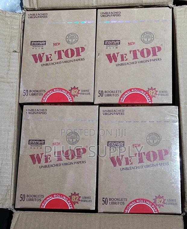 Wetop Kingsize Brown 82 Leaves Premium Rolling Papers - main view