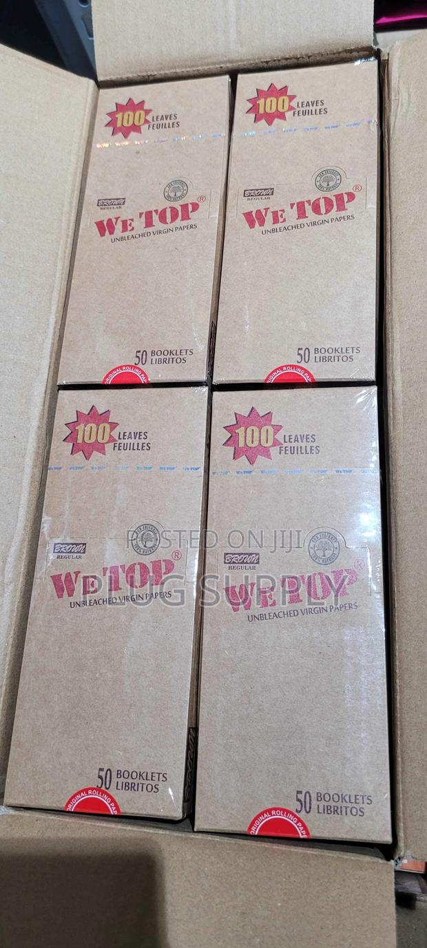 Wetop Brown Regular Size 100 Leaves Rolling Paperss - main view
