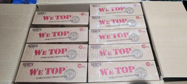 Wetop Brown 1 1/4 Size 100 Leaves Per Booklet Smoking Rollling Papers