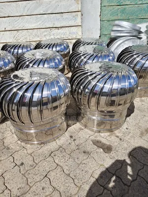 Wind-driven Roof Air Ventrators.