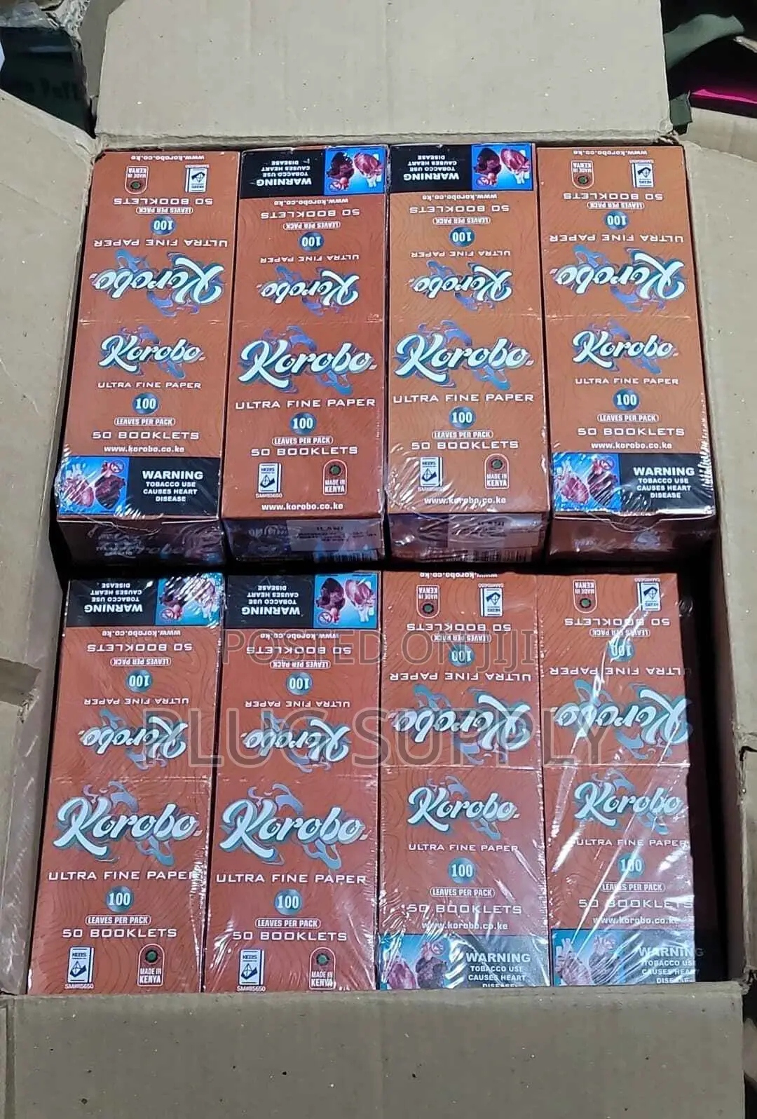 Korobo Brown Regular Size Rolling Papers 100 Leaves