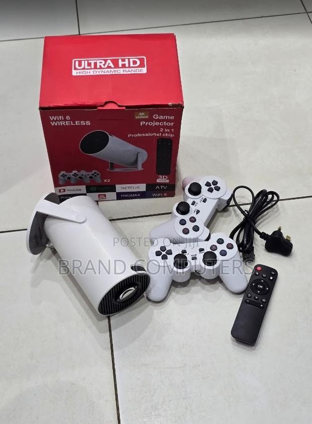 Hy300 New Portable Mini Projector With Projector Video Game Console - main view