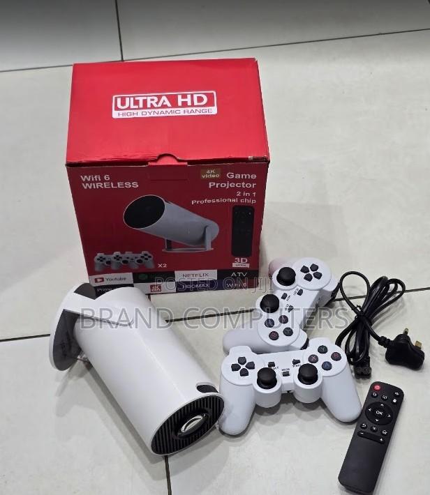 Hy300 New Portable Mini Projector With Projector Video Game Console - thumbnail 2