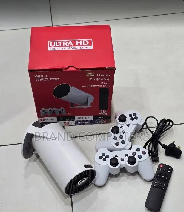 Hy300 New Portable Mini Projector With Projector Video Game Console