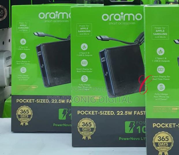Oraimo L11 Opb-7103c 22.5w 10000mah Fast Charging Power Bank