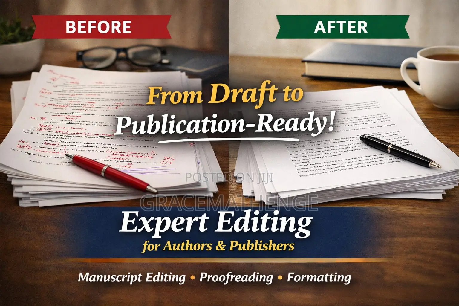 Professional Book Editing Services (Manuscript to Market Ready!)
